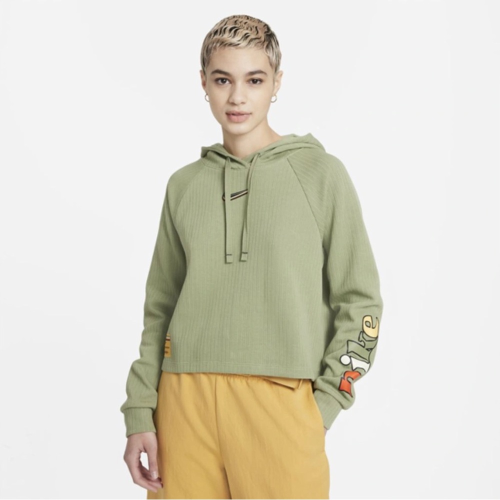 Nike Olive Green Hoodie. 100% cotton *RARE*